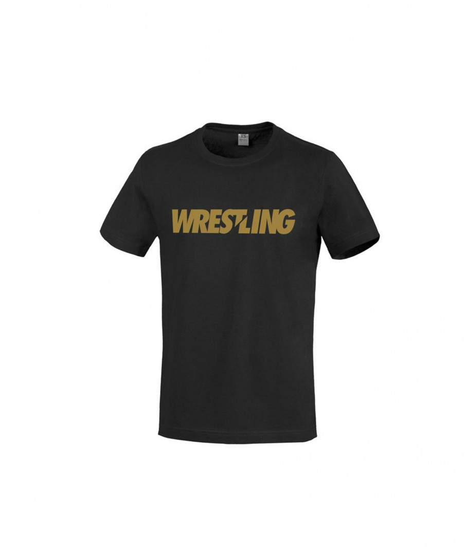Футболка WRESTLING ЧОРНА/Жовтий з доставкою