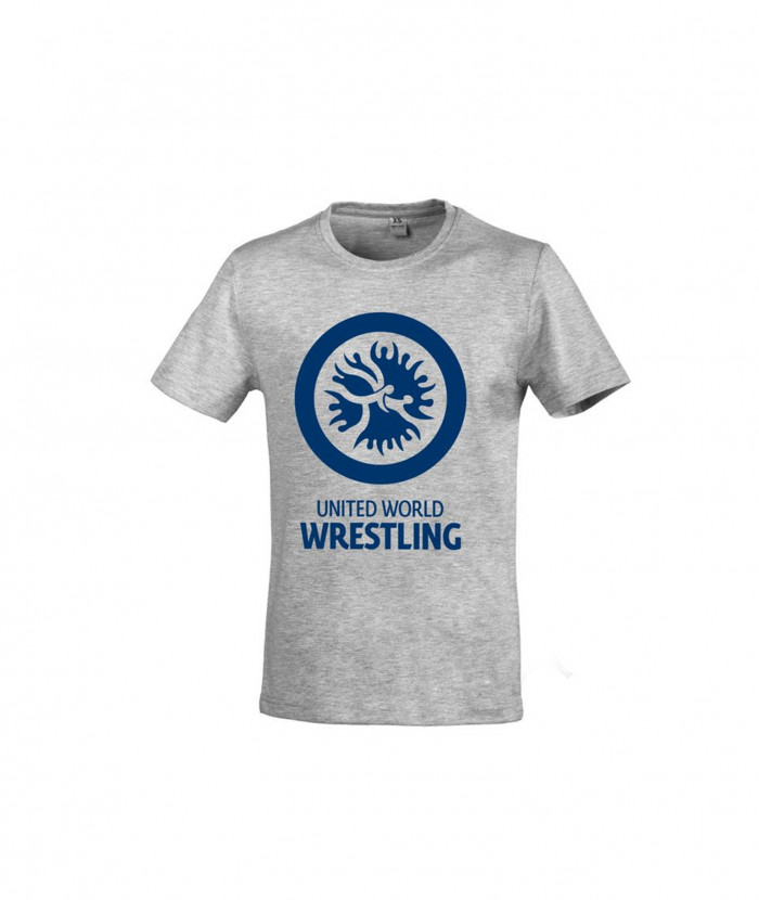 Футболка UNITED WORLD WRESTLING СІРА