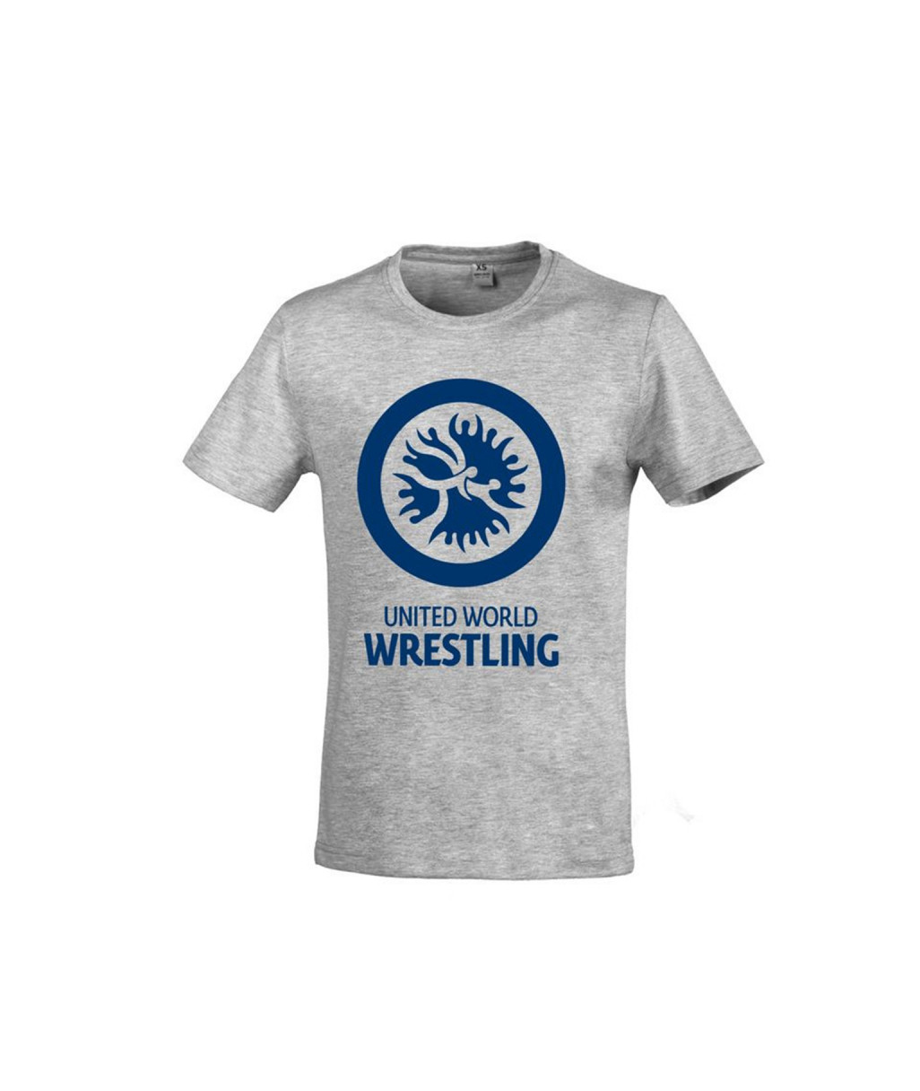 Футболка UNITED WORLD WRESTLING СІРА