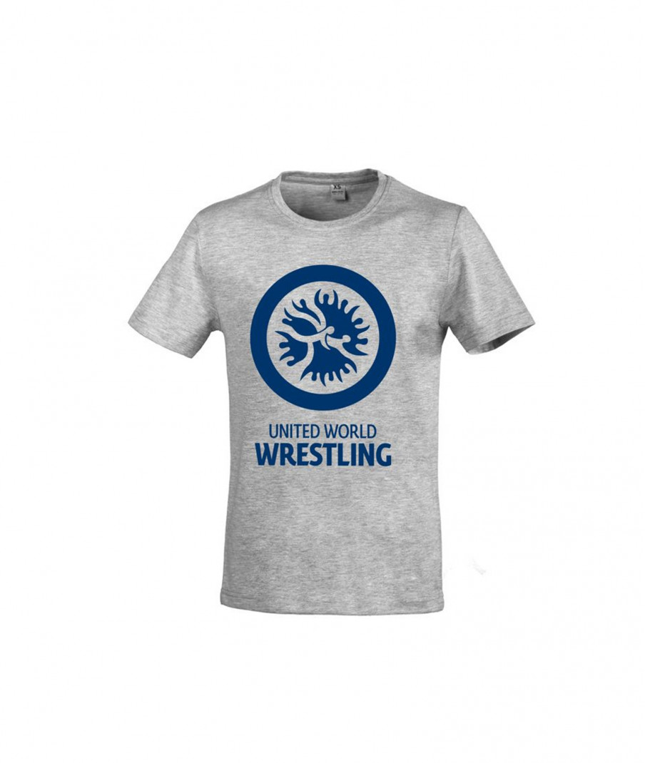 Футболка UNITED WORLD WRESTLING СЕРАЯ