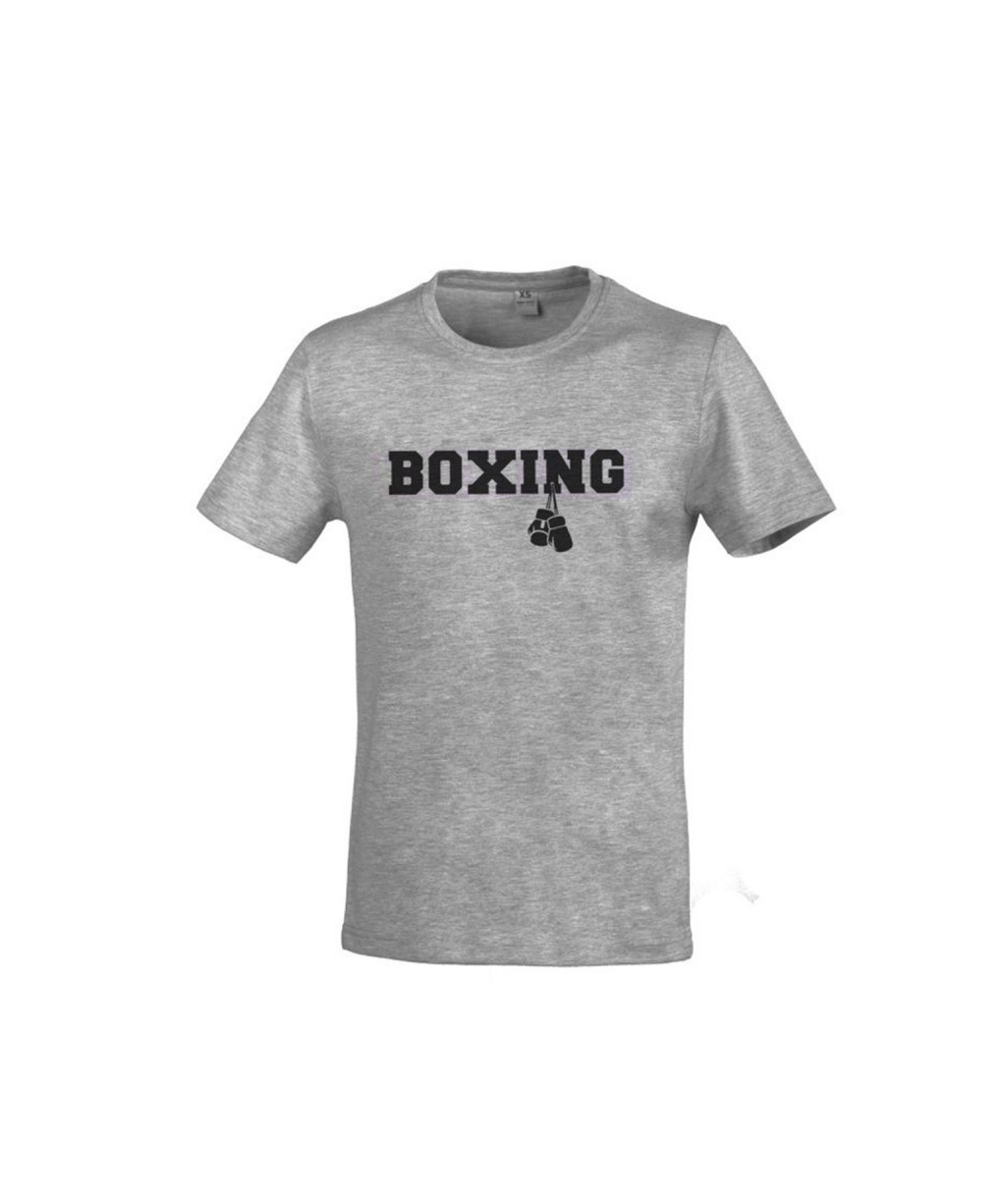 Футболка BOXING CLASSIC GREY у сірому кольорі