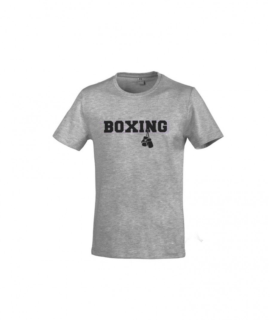 Футболка BOXING CLASSIC GREY у сірому кольорі
