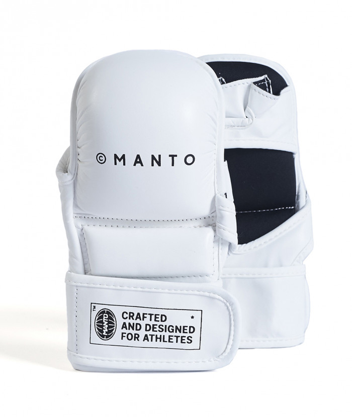 Рукавички ММА Тренувальні MANTO MMA TRAINING GLOVES IMPACT SPARRING WHITE