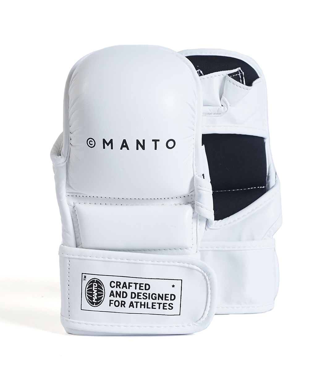 Рукавички ММА Тренувальні MANTO MMA TRAINING GLOVES IMPACT SPARRING WHITE