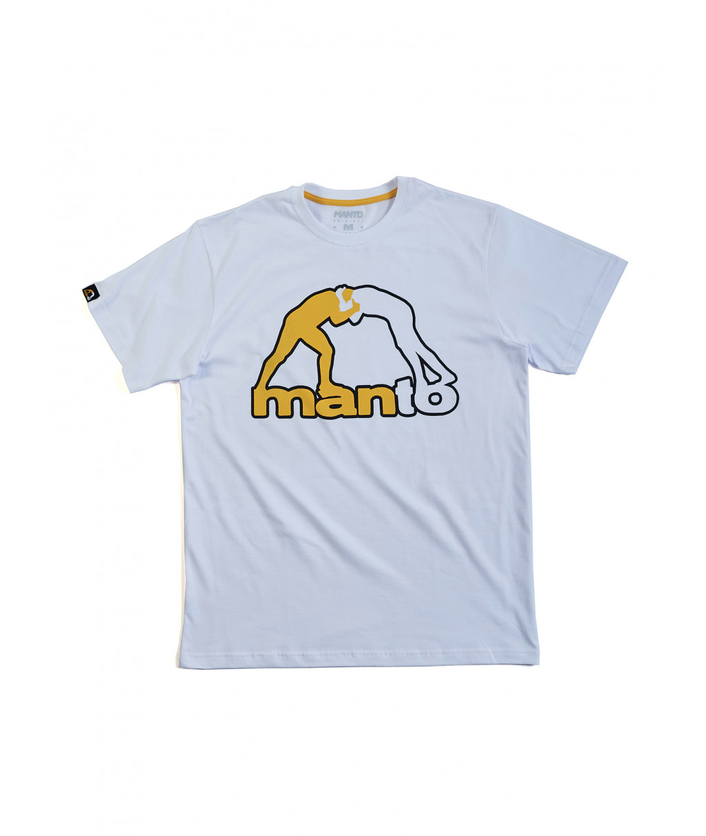Футболка MANTO t-shirt LOGO white фото