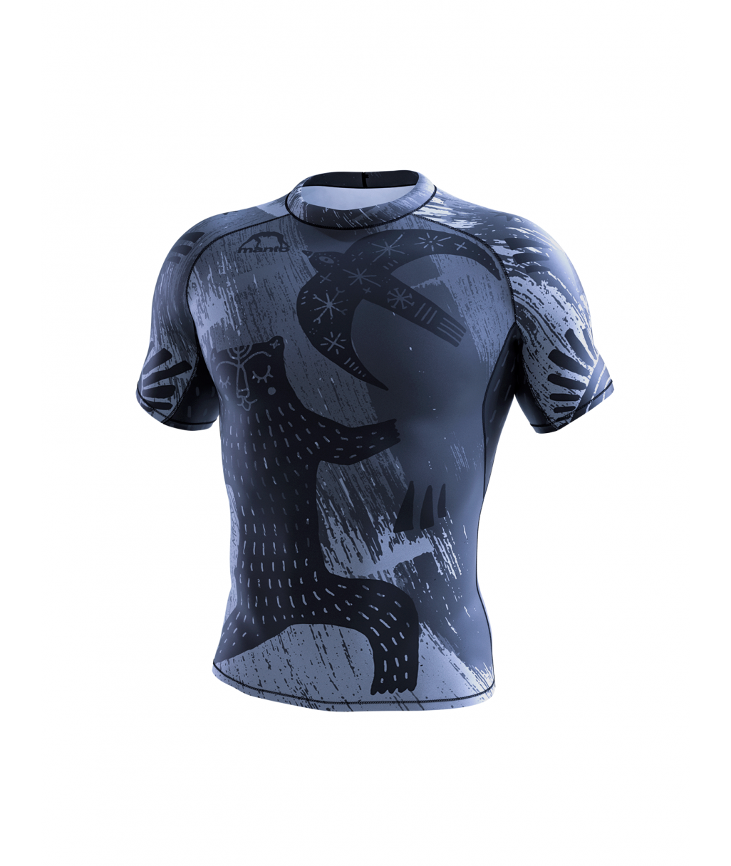 Рашгард MANTO rashguard LIVINGS gray фото
