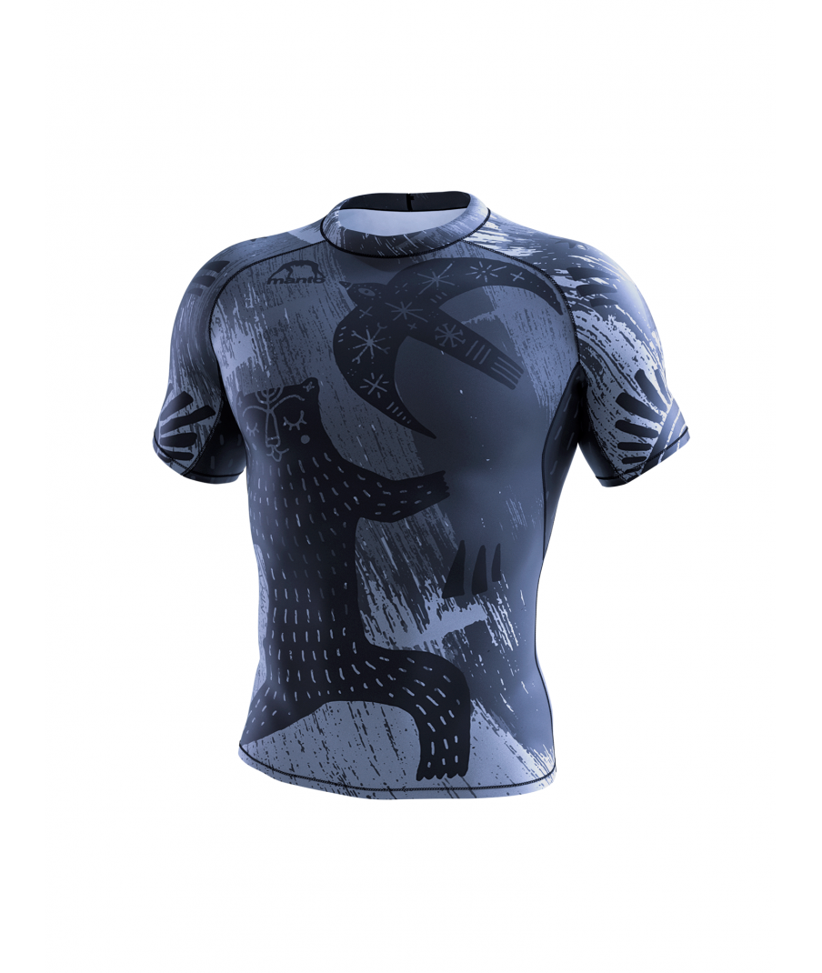 Рашгард MANTO rashguard LIVINGS gray фото
