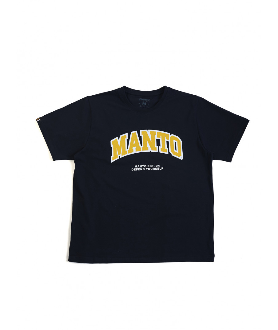 Футболка MANTO t-shirt VARSITY OVERSIZE black фото